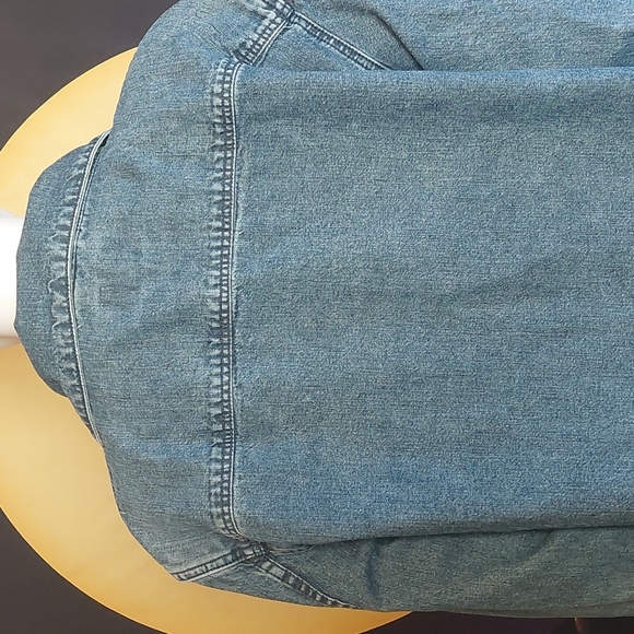 Vintage Zip Denim Cabela's Momcore Jean Jacket 2X XXL - Picture 9 of 12